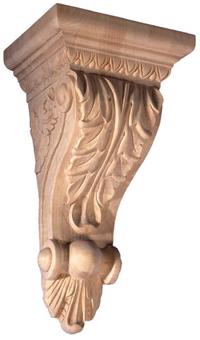 Acanthus Leaf Corbel / 10"H X 5-3/8"W X 4-3/8"D /  RWC03