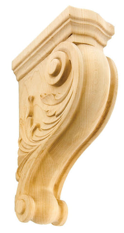 Acanthus Leaf Corbel / 11"H X 3-1/2"W X 7-1/8"D /  RWC301