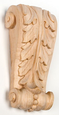 Acanthus Leaf Corbel / Small / 4-7/8'H X 2-1/2"W X 1-3/8"D /  RWC358