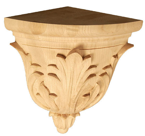 Acanthus Leaf Corbel with Bracket / 11-3/4"H X 10-1/2"W X 7-1/2"D /  RWC36