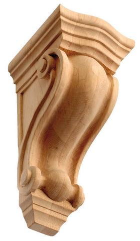 Mission Style Corbel in Maple, Alder, Cherry , Red Oak / 10-1/2"H X 4-7/8"W X 5-1/4"D /  RWC37