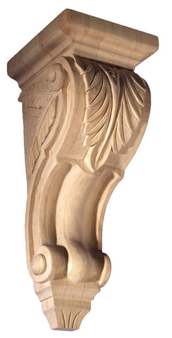 Corbel with Acanthus Leaf / 12-3/8"HX 5-1/8"W X 5-1/4"D /  RWC42