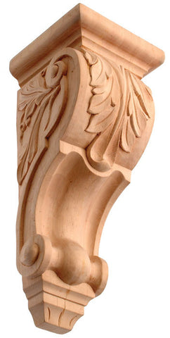 Acanthus Leaf Corbel / Large / 14-3/8"HX 5-3/4"WX 5-5/8"D /  RWC41