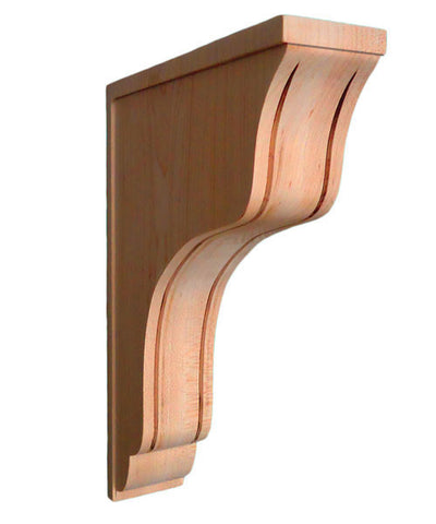 Classic Plain Corbel and Bracket / 14"HX3"WX9"D /  RWC905